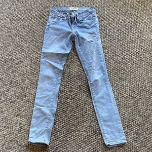 Frame Denim Women's Le Skinny de Jeanne Jeans sz 24 like new inseam approx 271/4